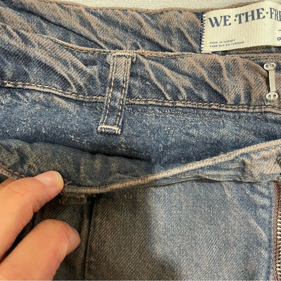 NWT New $248 Free People Nocturne Double Hem Trouser Jeans Size 26 - Picture 10 of 13